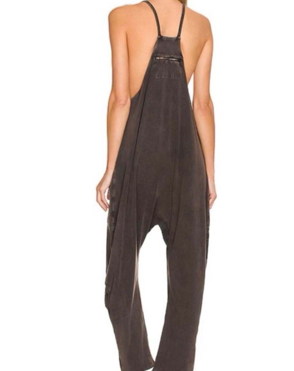 FP Movement by Free People Hot Shot Onesie in Brown/Black Wash M - Picture 2 of 6